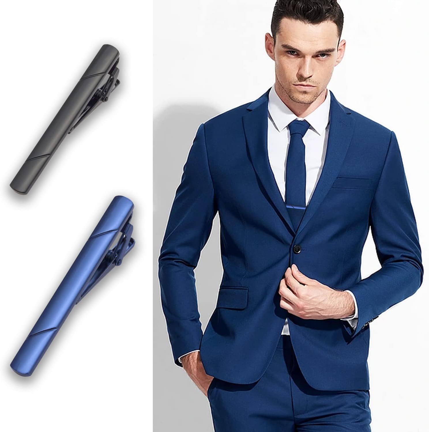 4PCS Men's Tie Clip Set