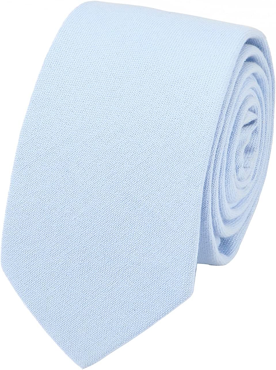 Men's Cotton Stripe Slim Tie