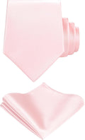 Satin Necktie and Pocket Square Set