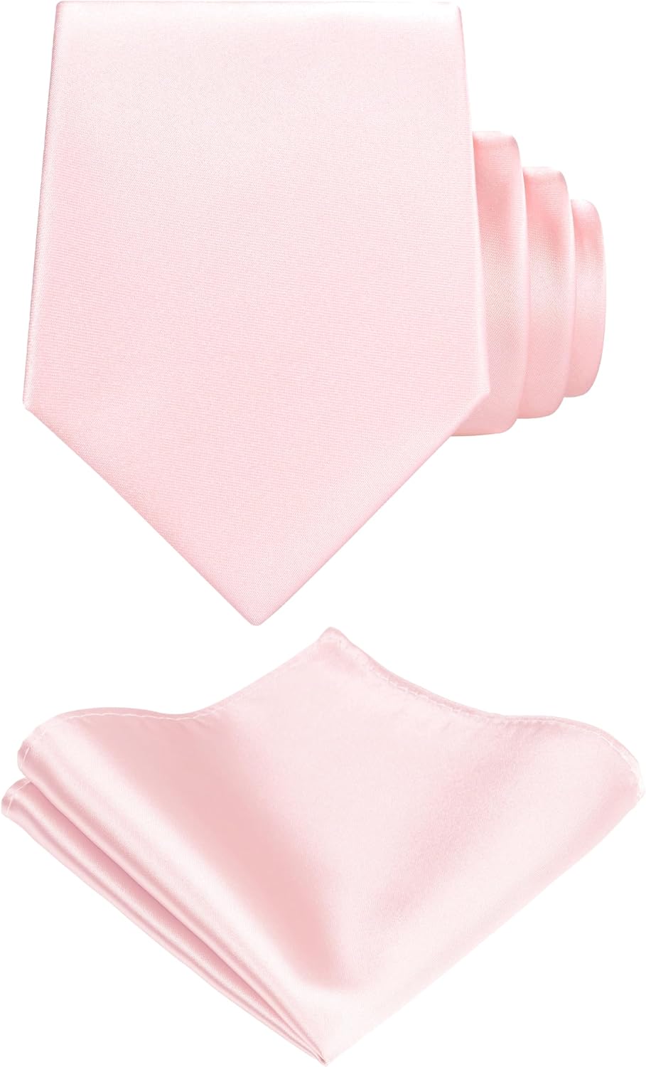 Satin Necktie and Pocket Square Set