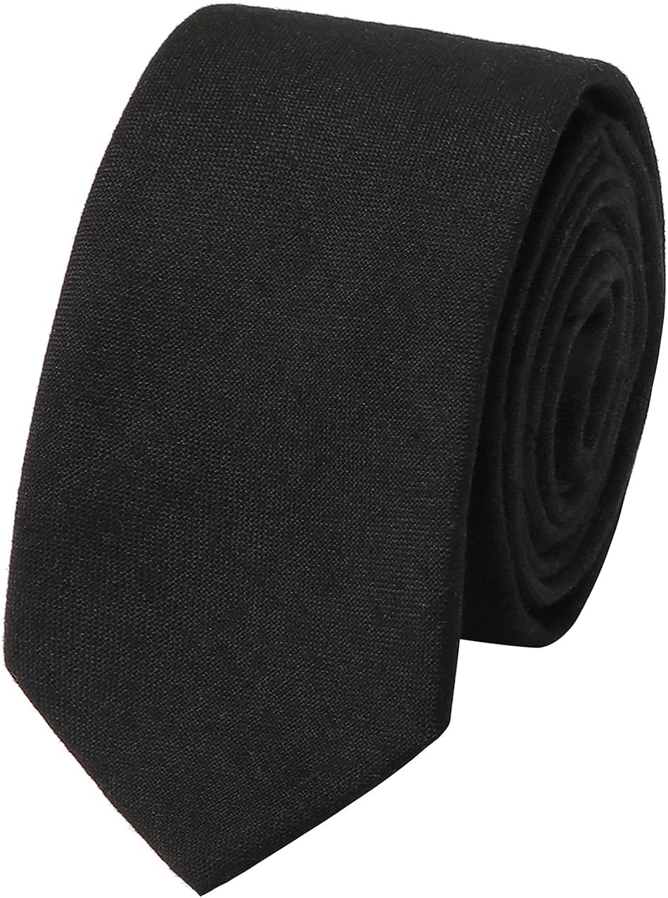 Men's Cotton Stripe Slim Tie