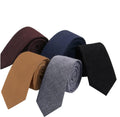 Men's Cotton Stripe Slim Tie