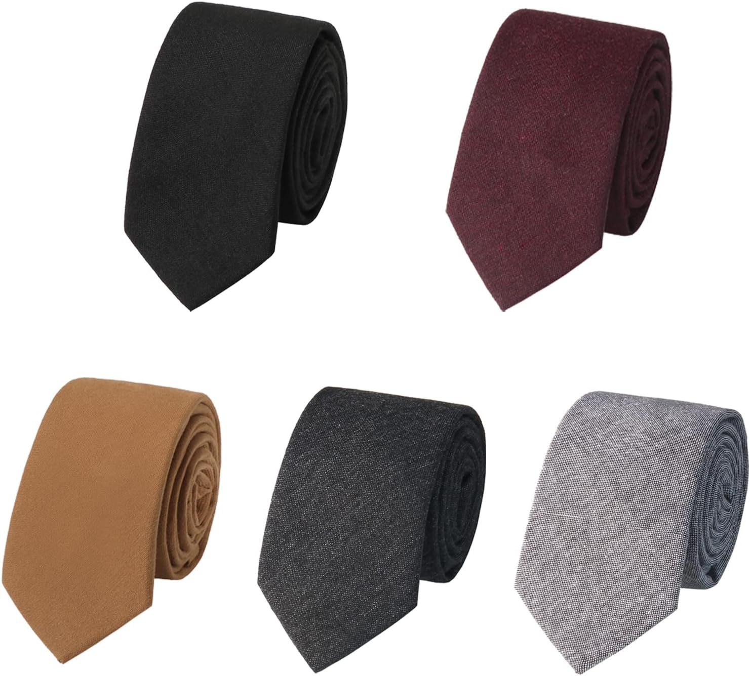 Men's Cotton Stripe Slim Tie