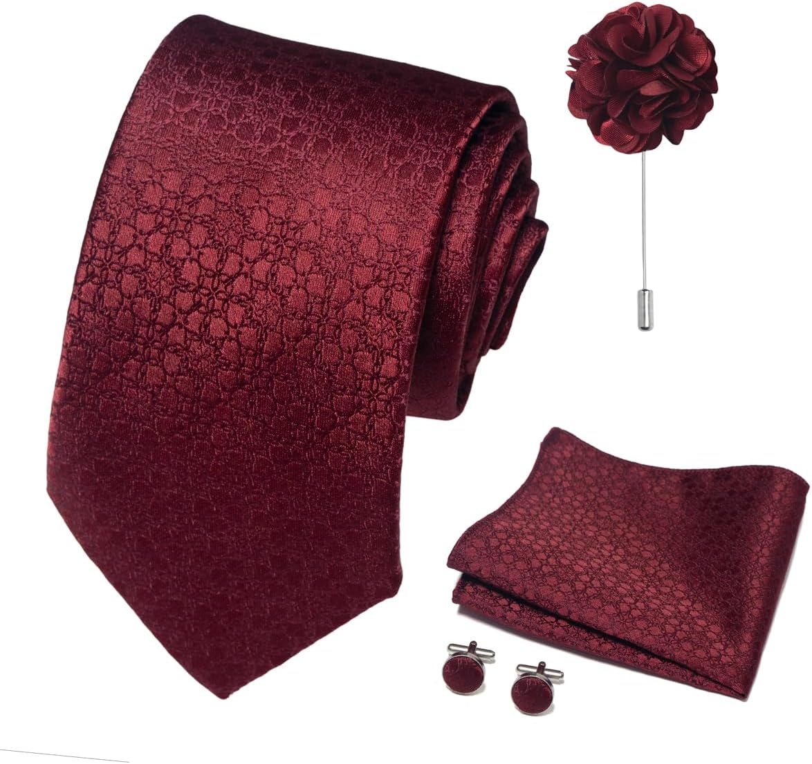 Men's Necktie Accessory Set
