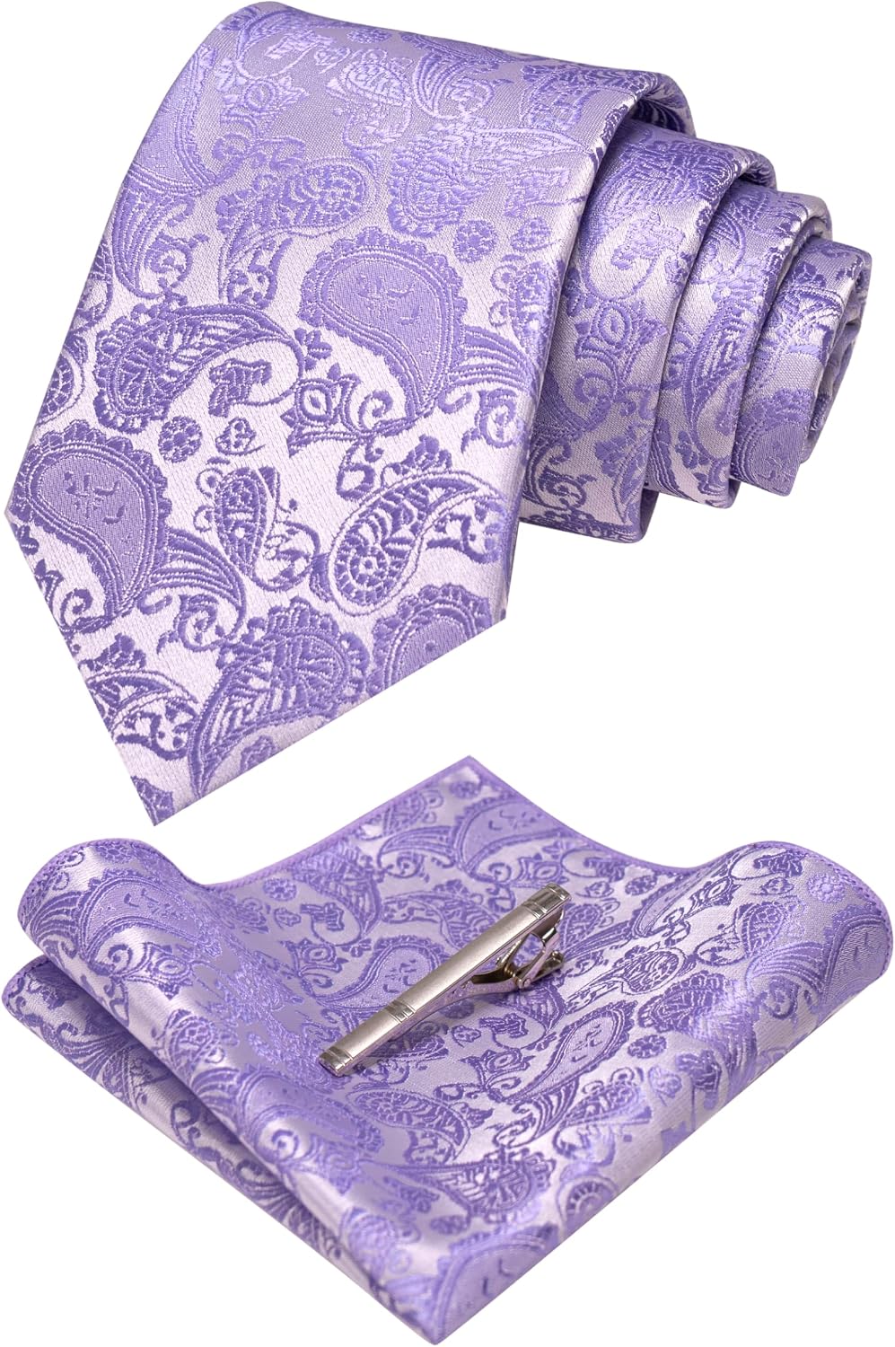 Men's Necktie Set with Accessories