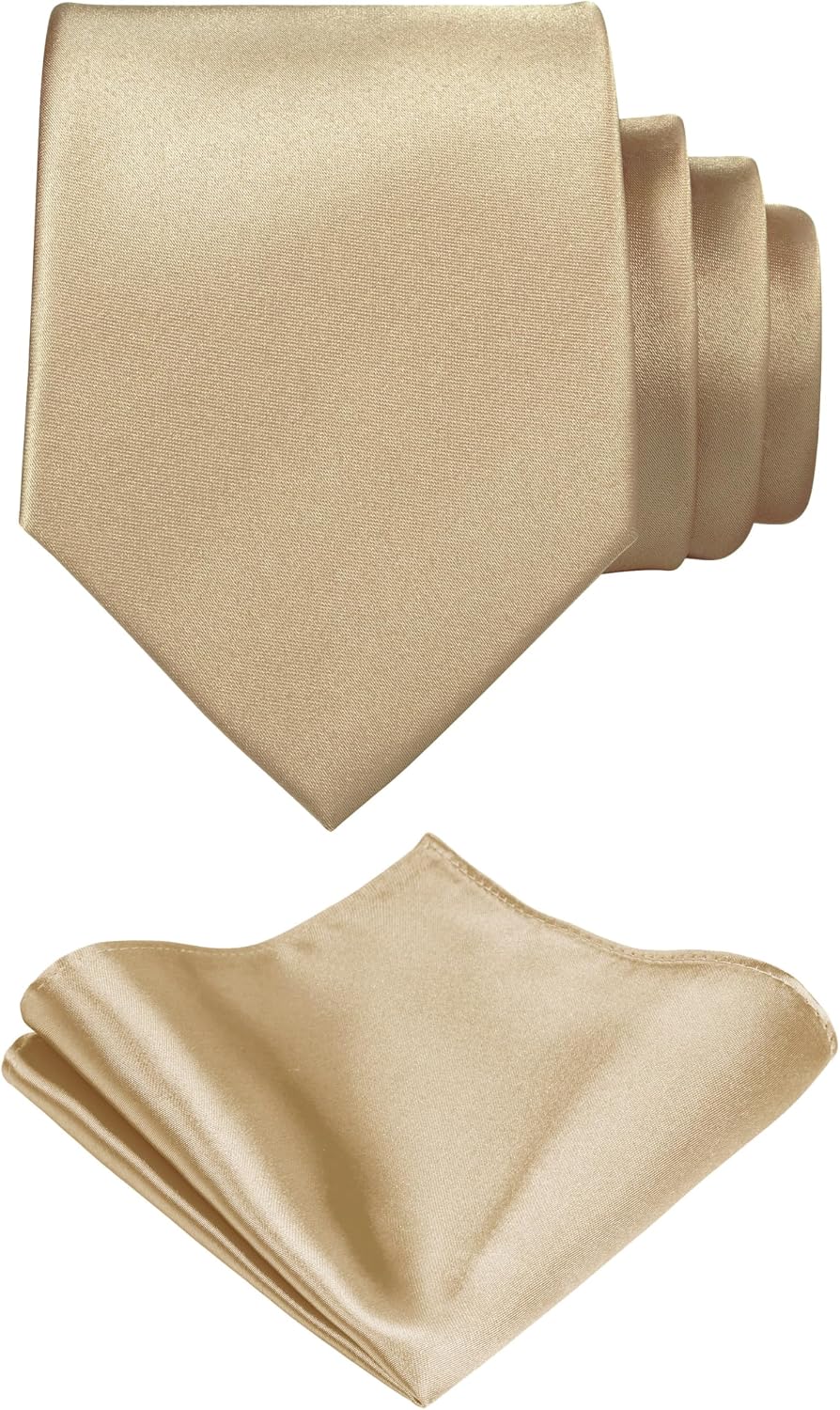 Satin Necktie and Pocket Square Set