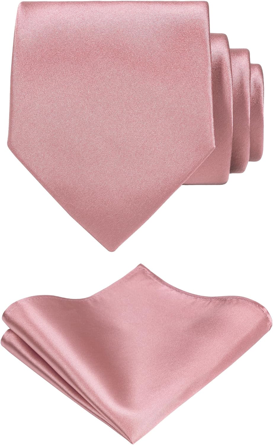 Satin Necktie and Pocket Square Set
