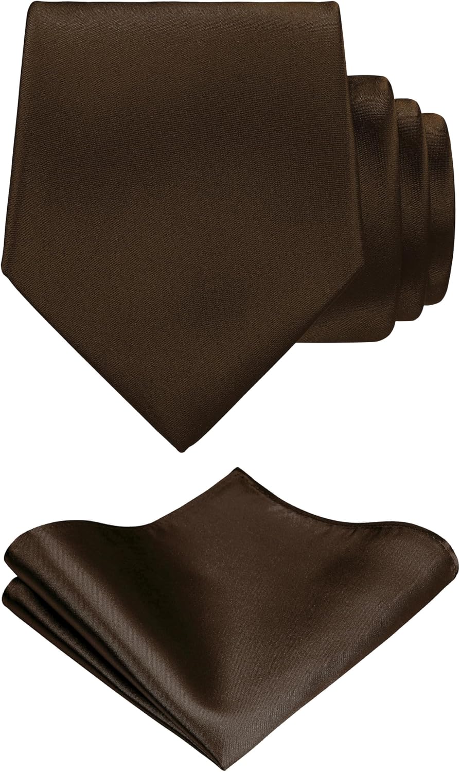 Satin Necktie and Pocket Square Set