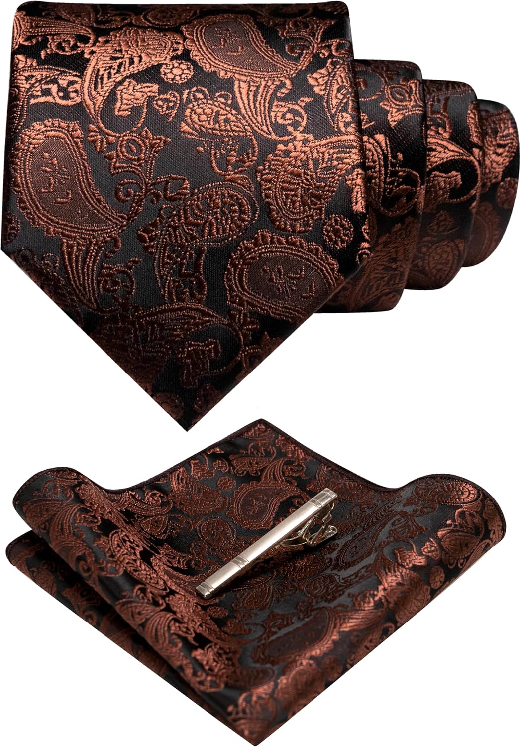 Men's Necktie Set with Accessories