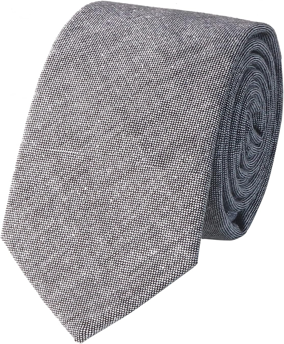 Men's Cotton Stripe Slim Tie
