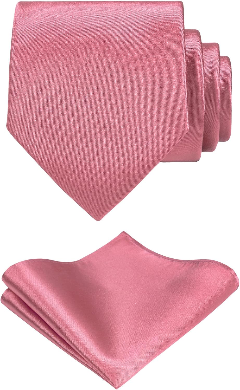 Satin Necktie and Pocket Square Set