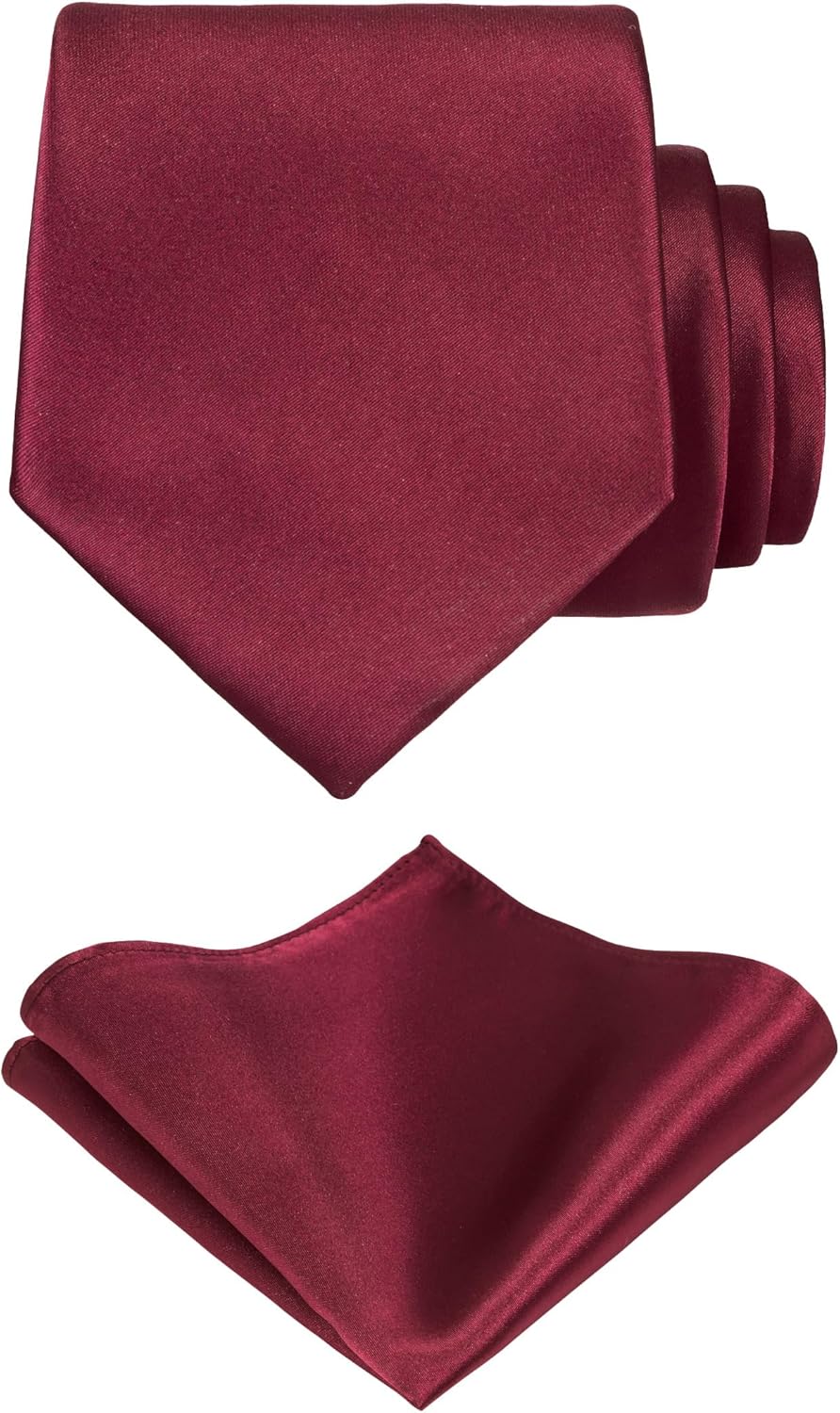 Satin Necktie and Pocket Square Set