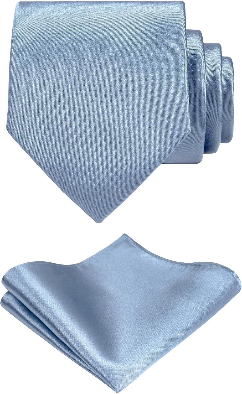 Satin Necktie and Pocket Square Set