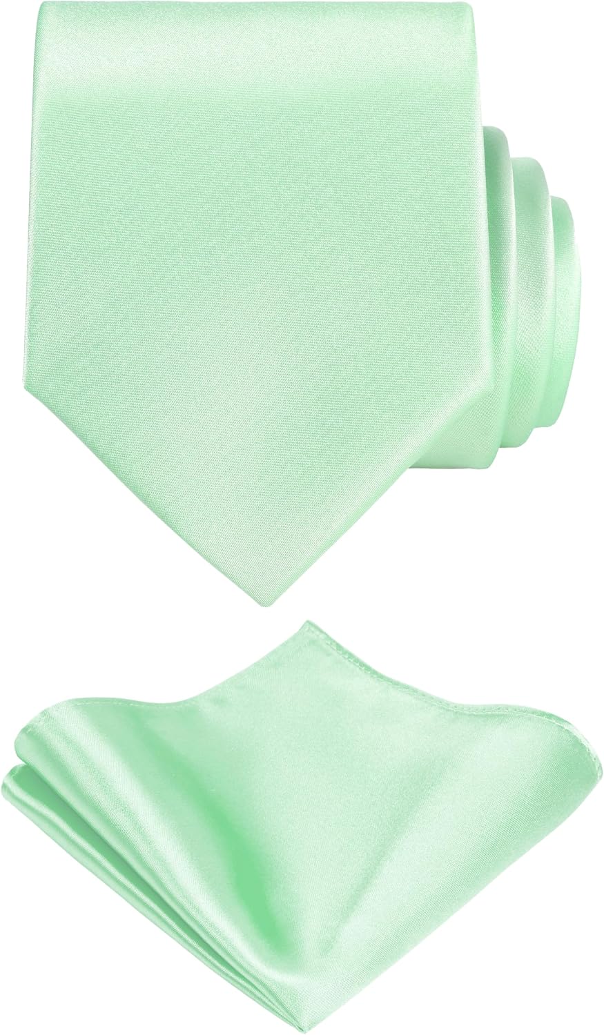 Satin Necktie and Pocket Square Set