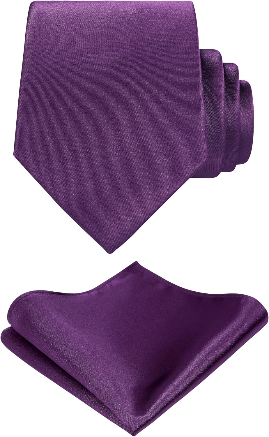 Satin Necktie and Pocket Square Set
