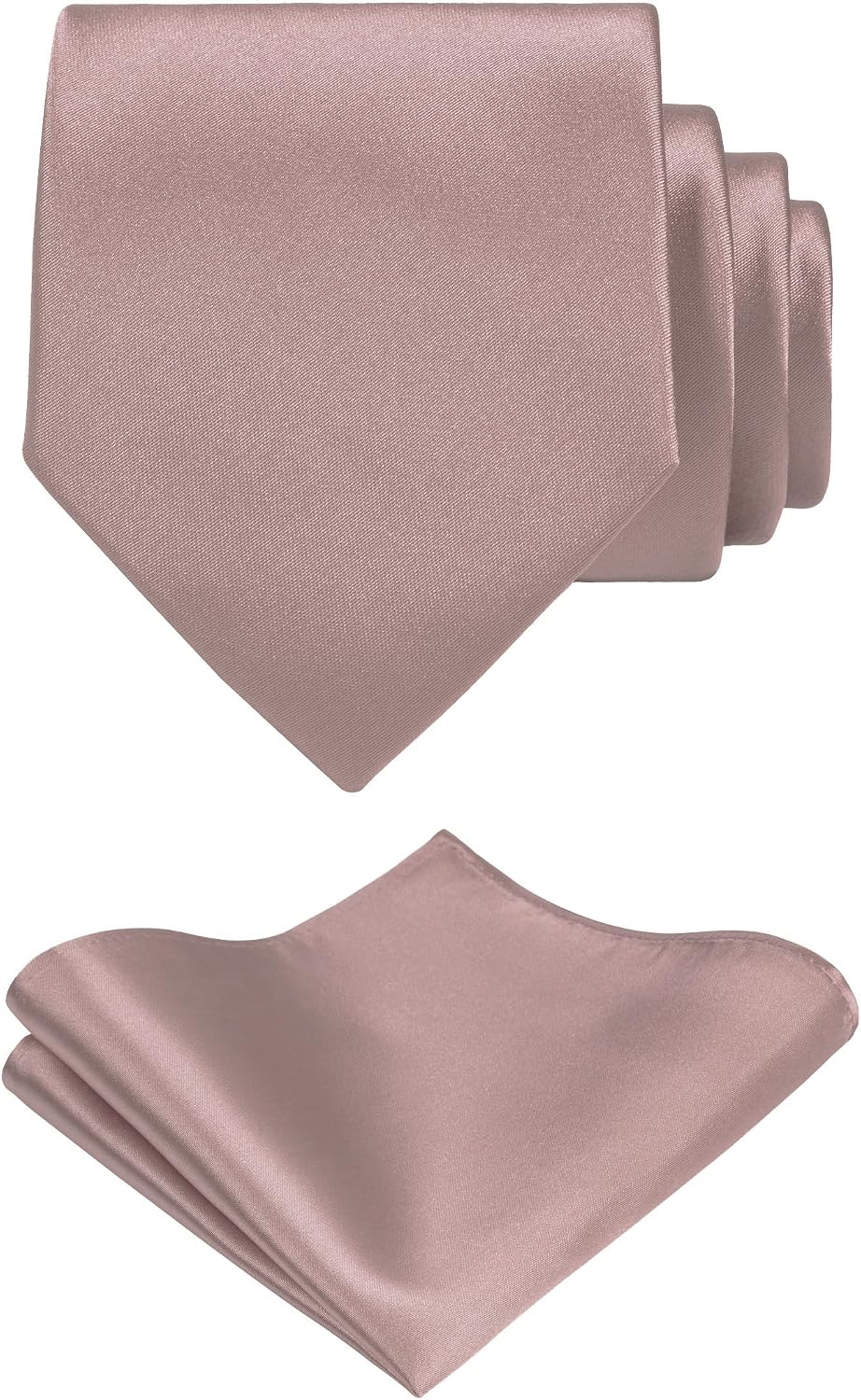 Satin Necktie and Pocket Square Set