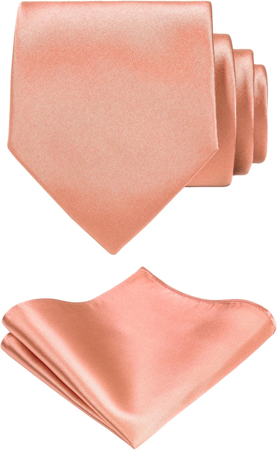 Satin Necktie and Pocket Square Set