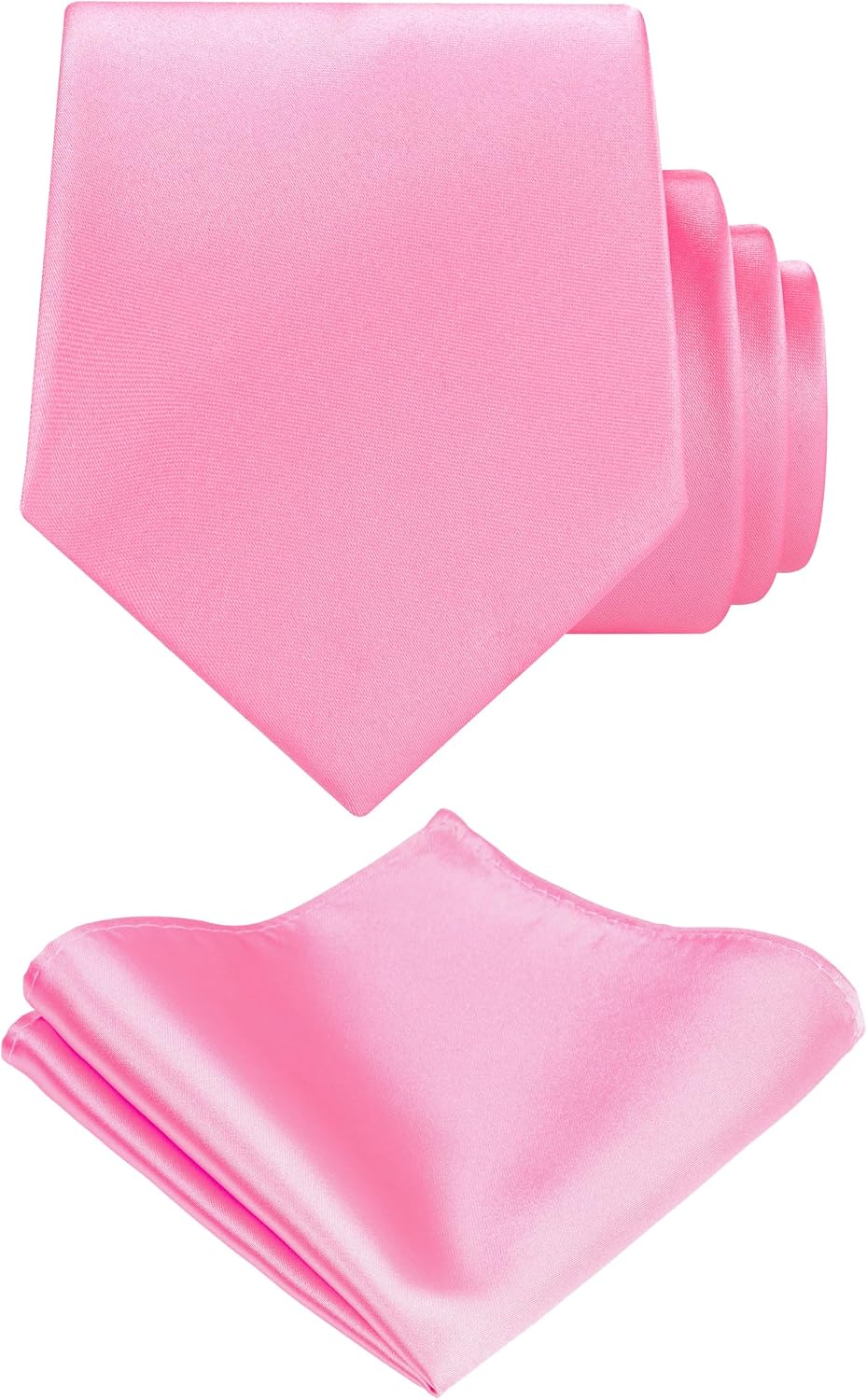 Satin Necktie and Pocket Square Set