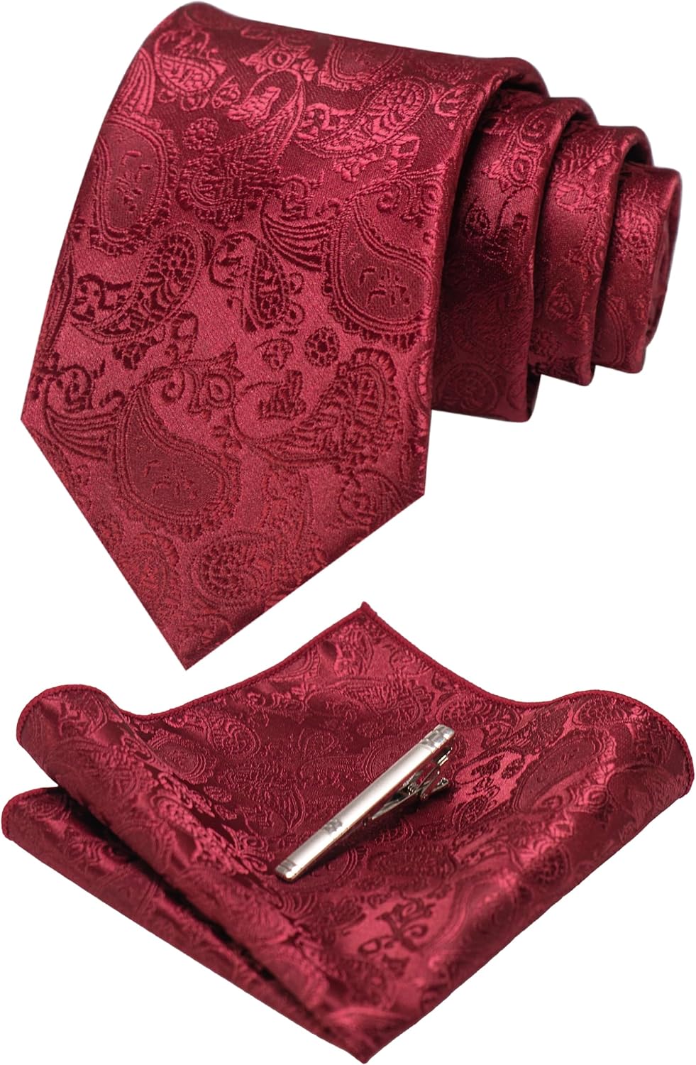 Men's Necktie Set with Accessories