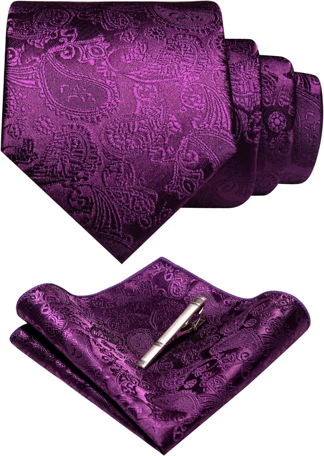 Men's Necktie Set with Accessories