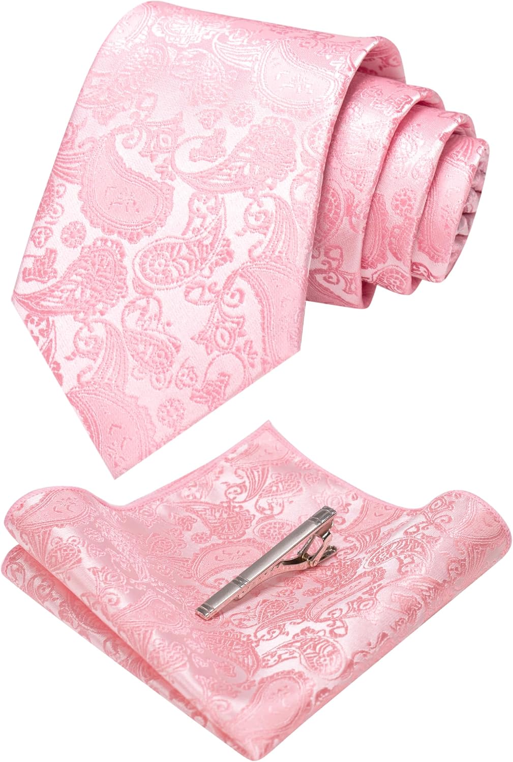Men's Necktie Set with Accessories