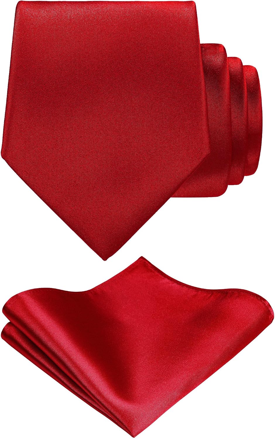 Satin Necktie and Pocket Square Set