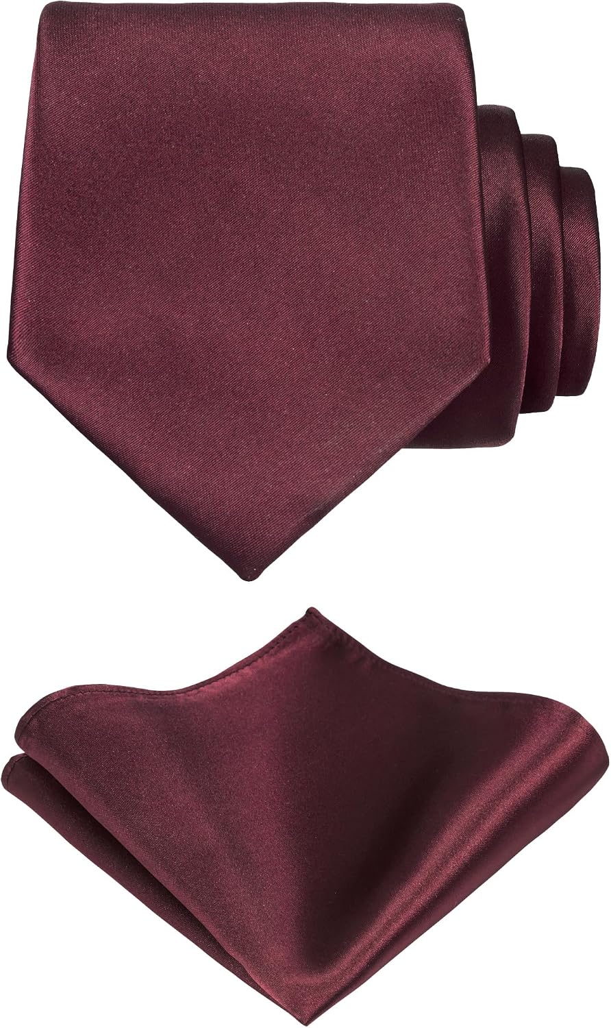 Satin Necktie and Pocket Square Set