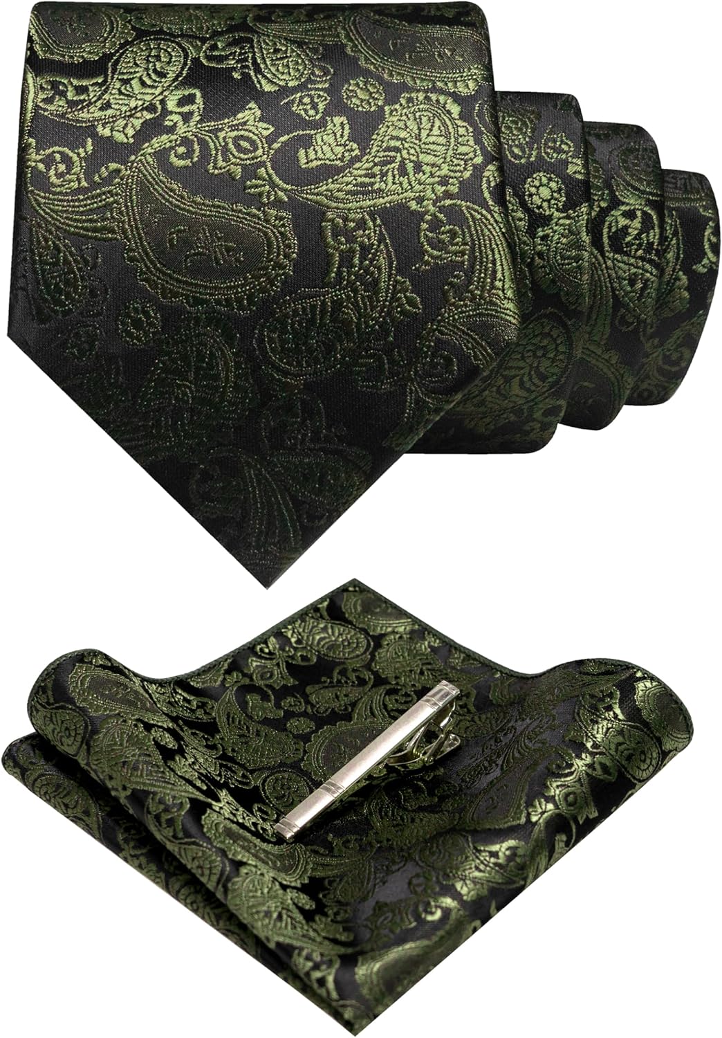 Men's Necktie Set with Accessories