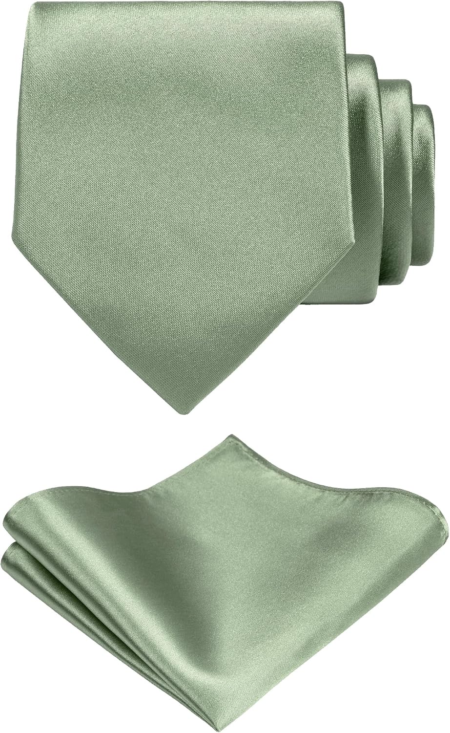Satin Necktie and Pocket Square Set