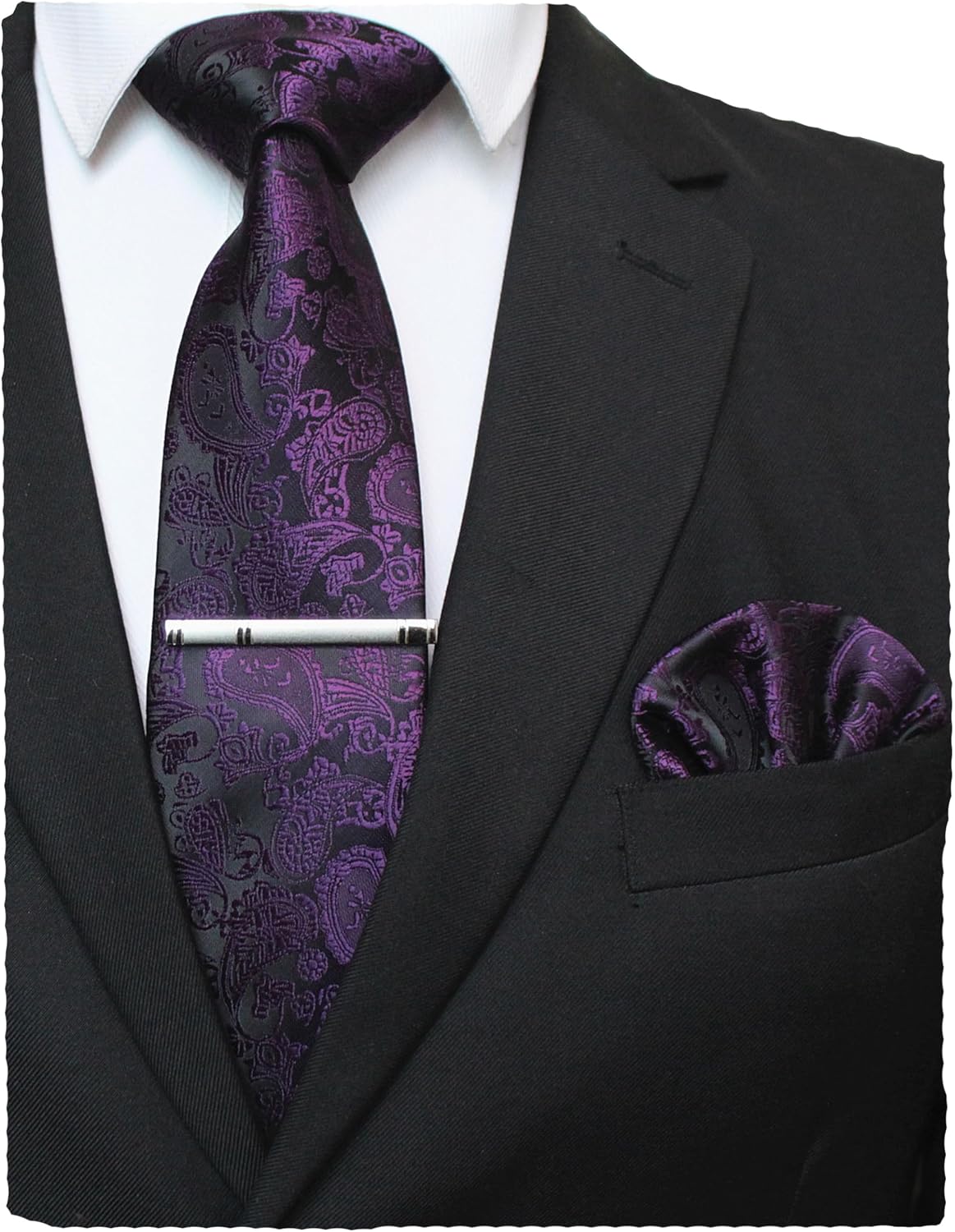 Men's Necktie Set with Accessories