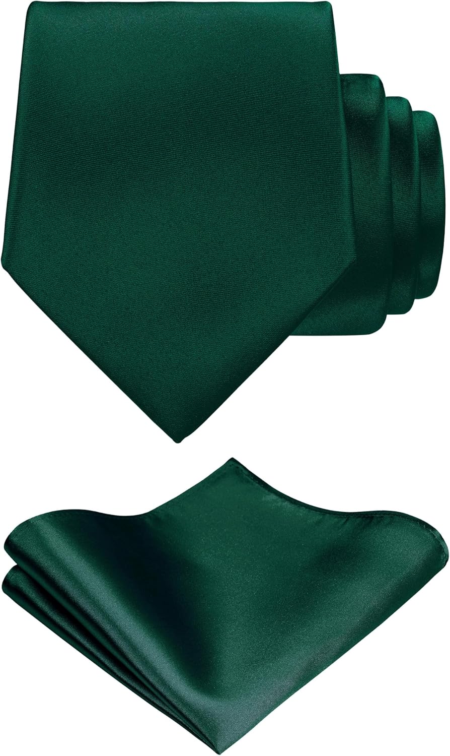 Satin Necktie and Pocket Square Set