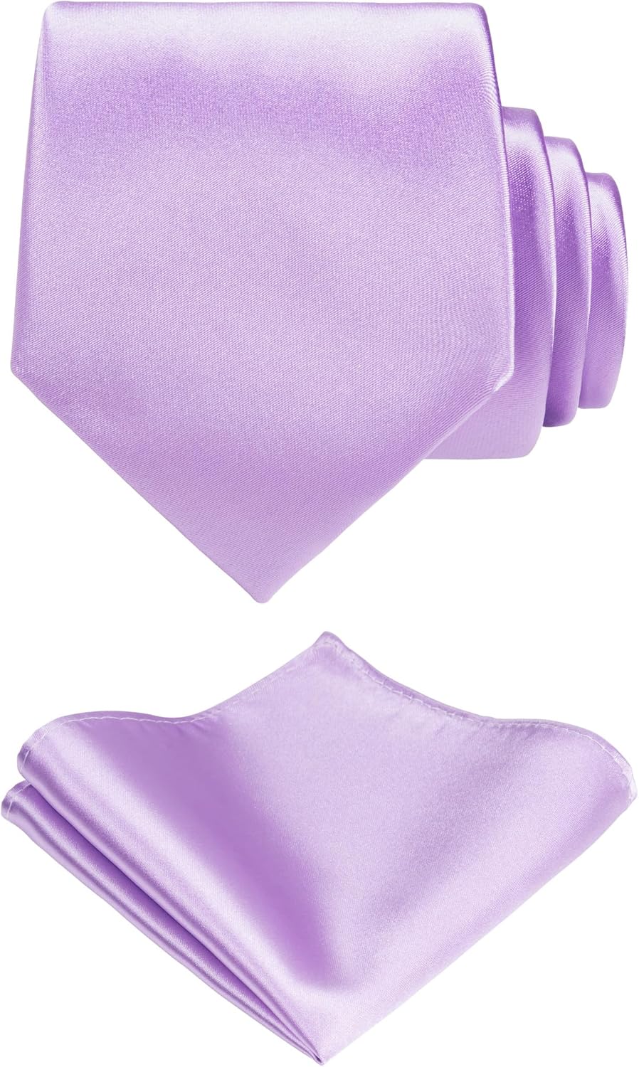 Satin Necktie and Pocket Square Set