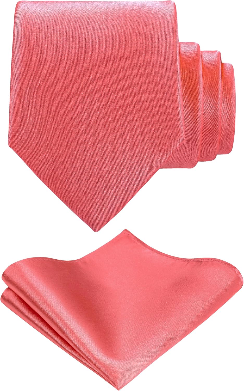 Satin Necktie and Pocket Square Set
