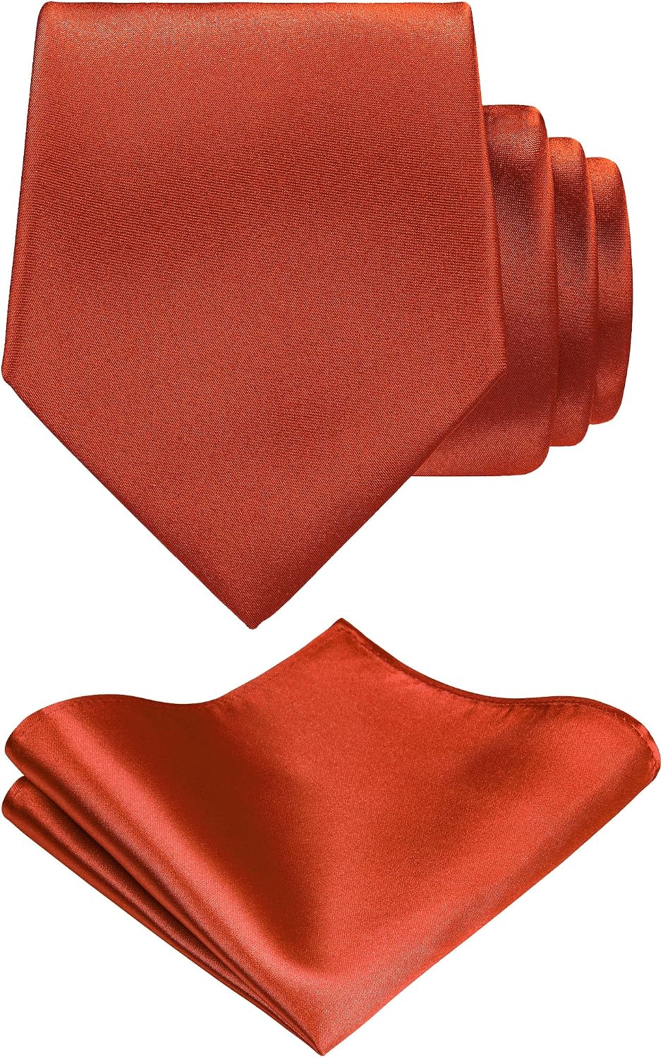 Satin Necktie and Pocket Square Set