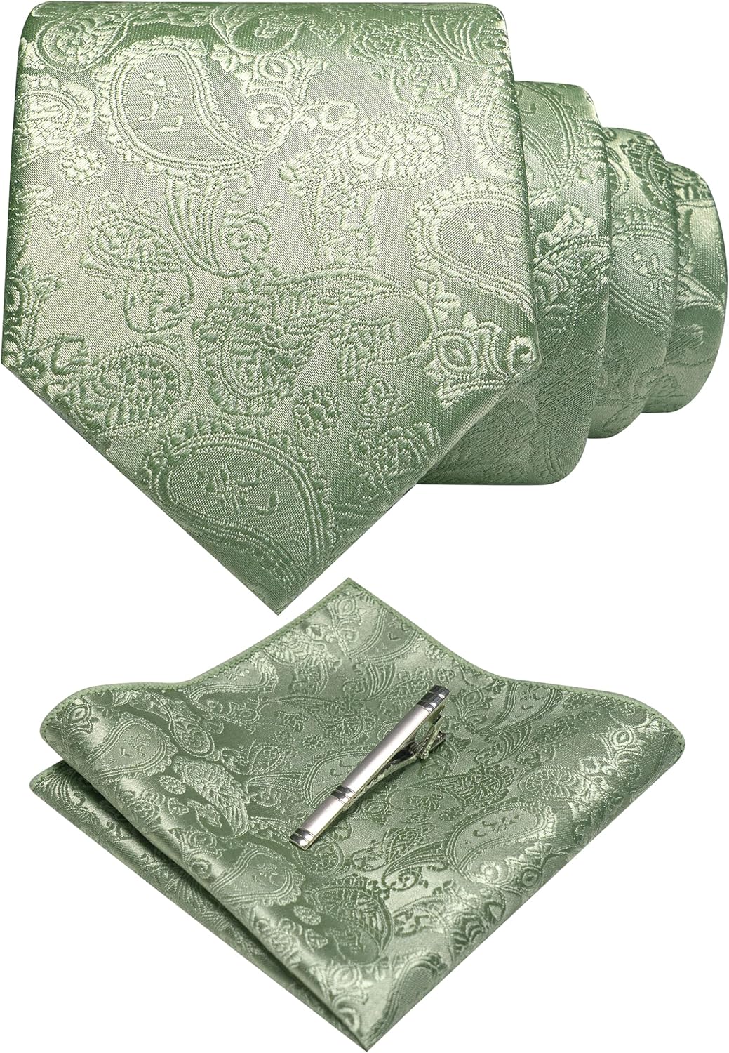 Men's Necktie Set with Accessories