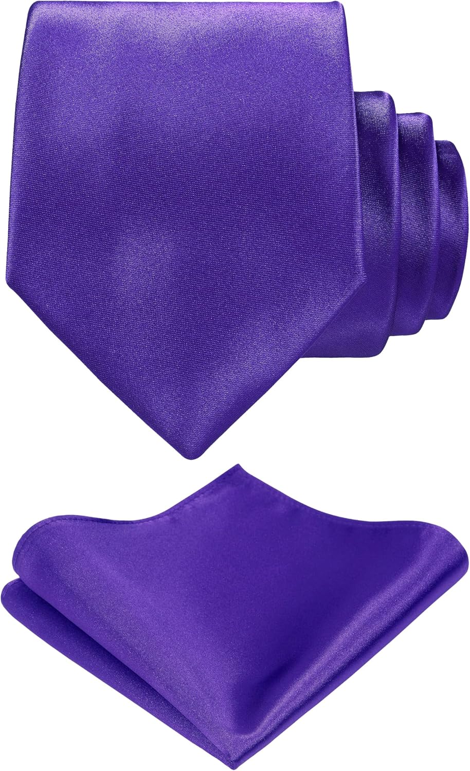 Satin Necktie and Pocket Square Set