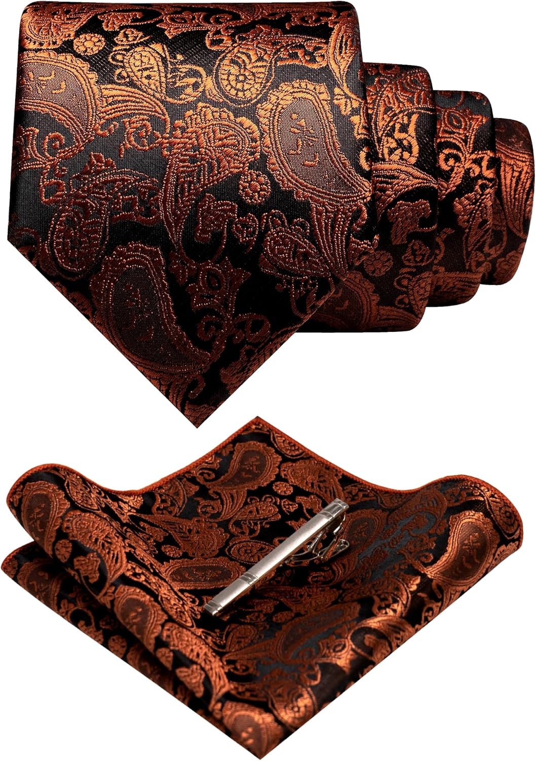 Men's Necktie Set with Accessories