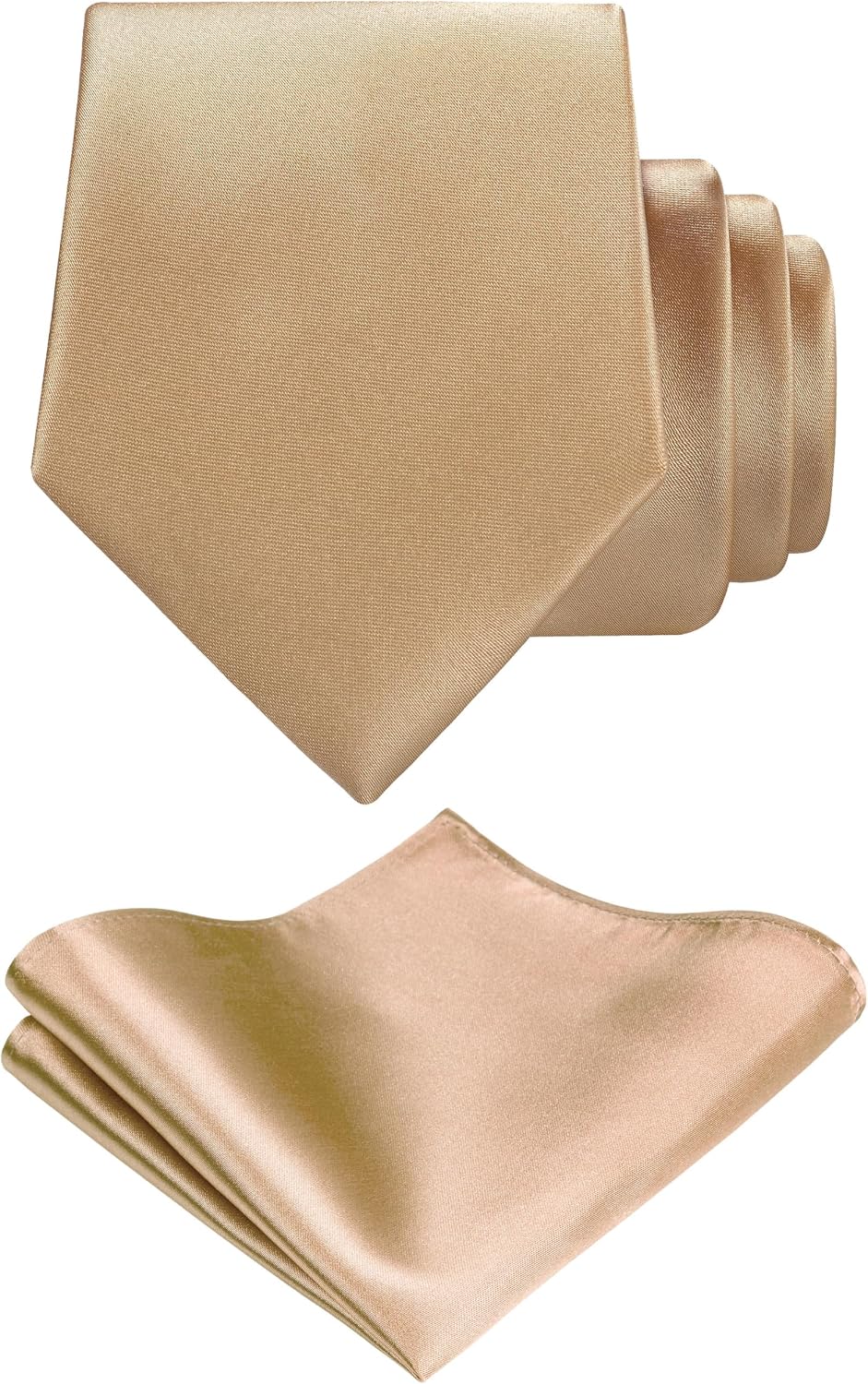 Satin Necktie and Pocket Square Set
