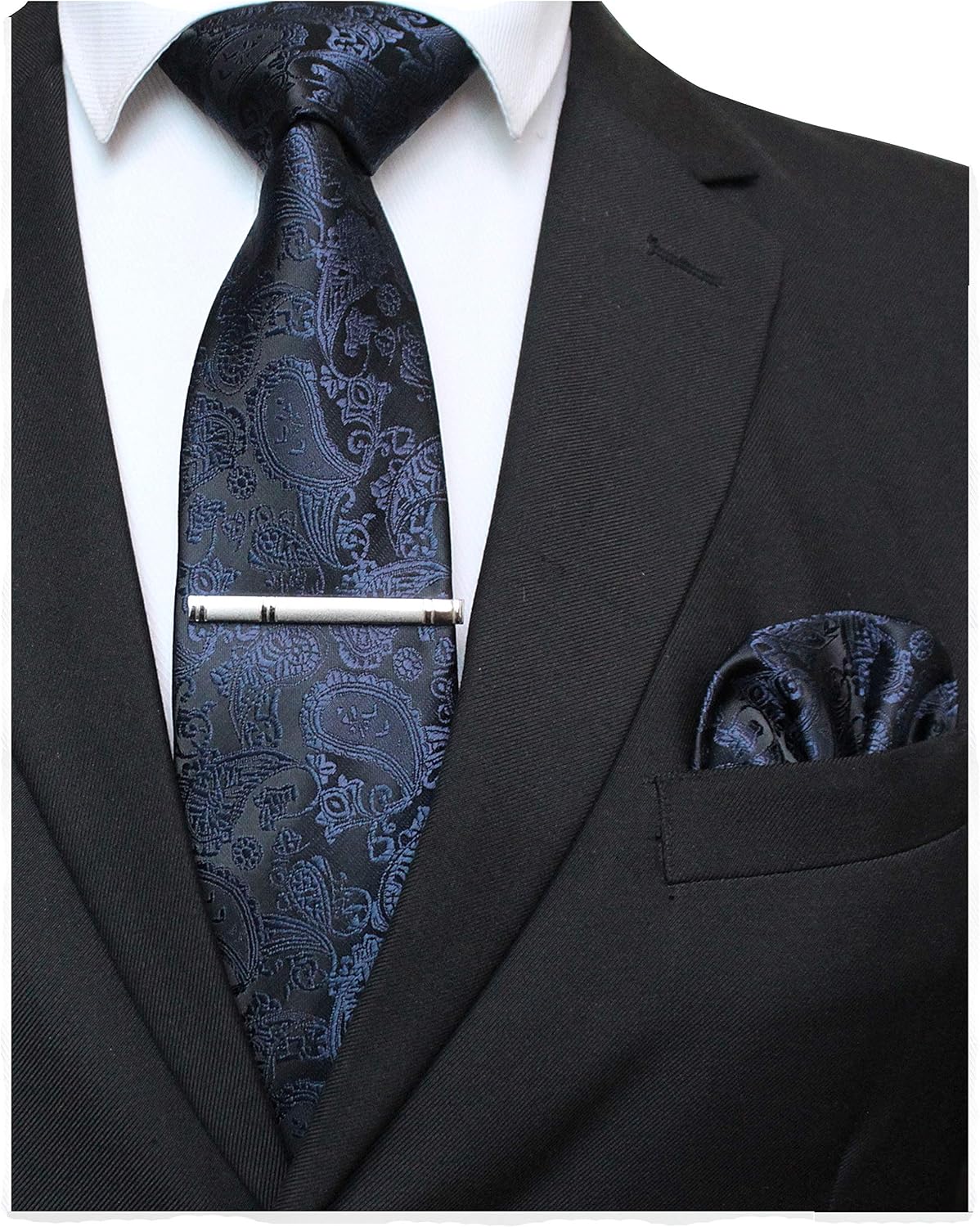 Men's Necktie Set with Accessories