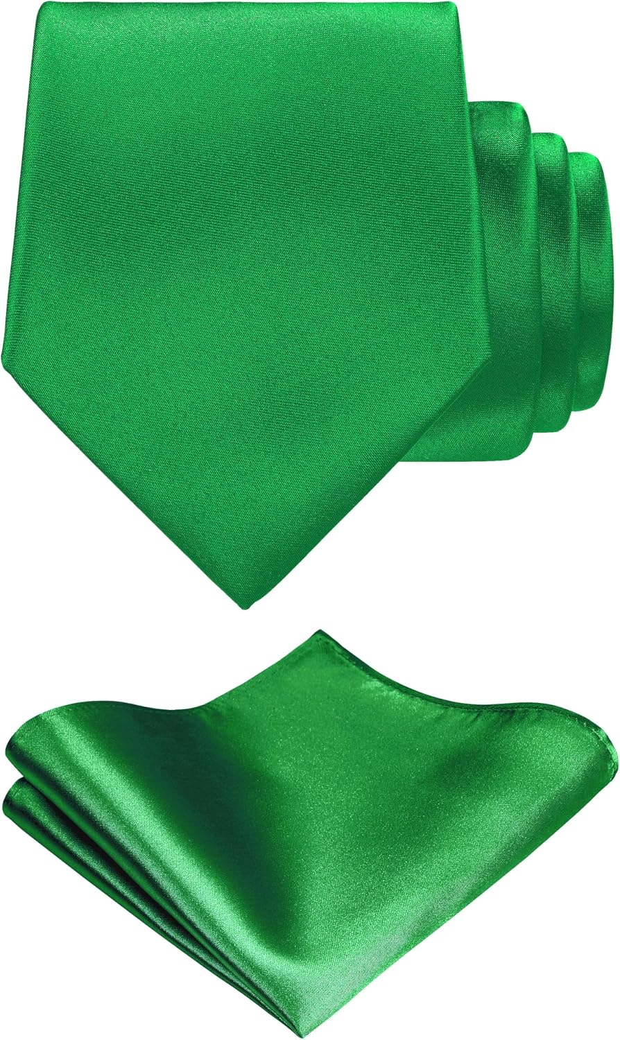 Satin Necktie and Pocket Square Set