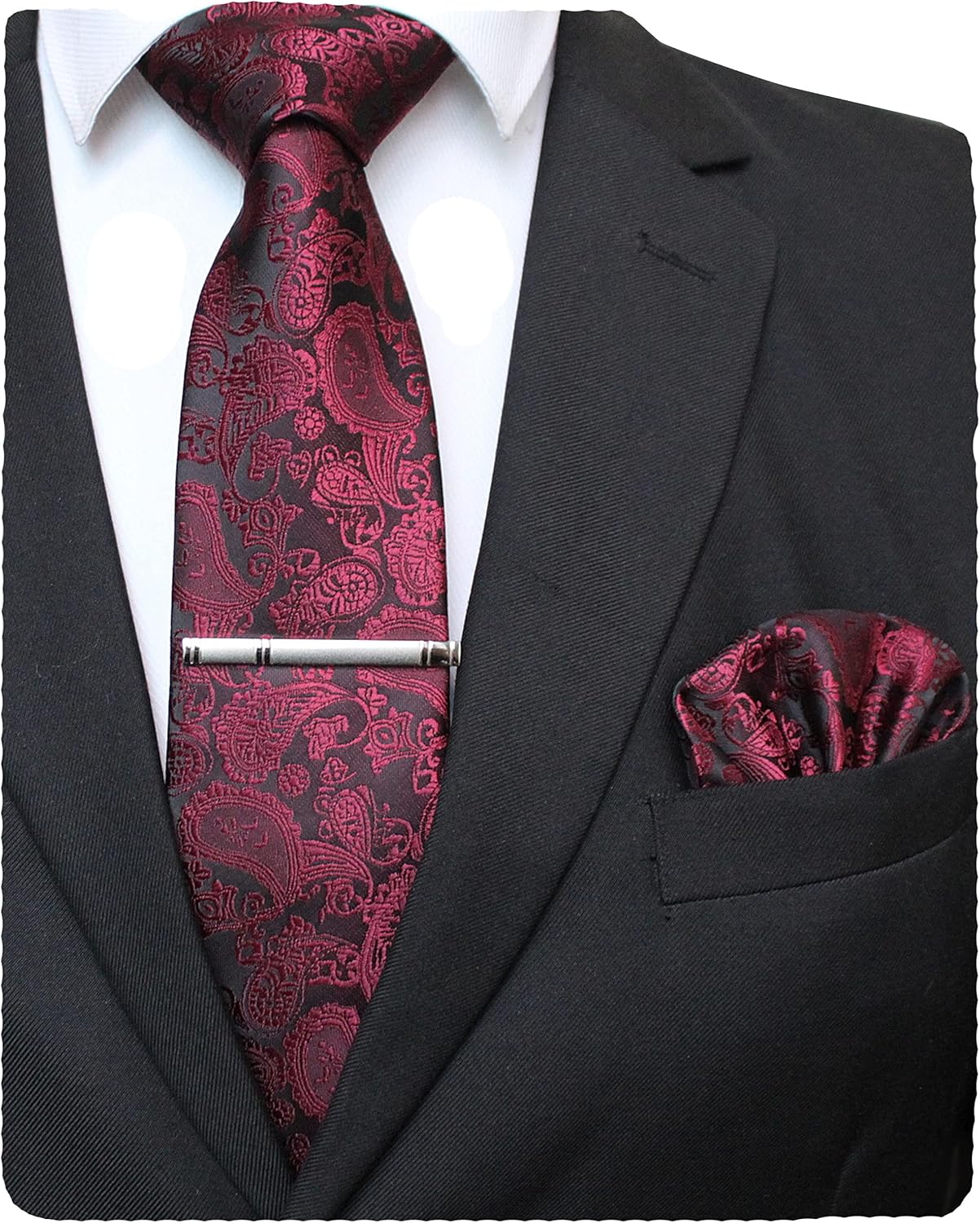 Men's Necktie Set with Accessories