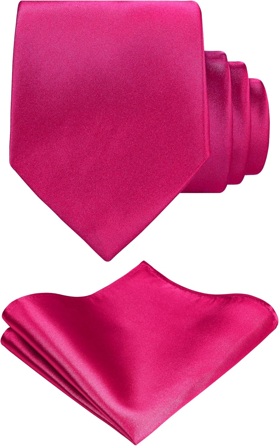 Satin Necktie and Pocket Square Set