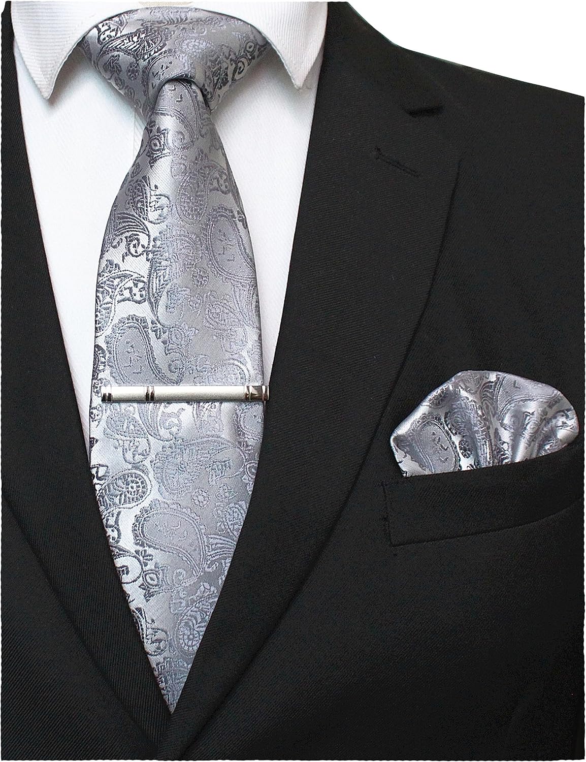 Men's Necktie Set with Accessories